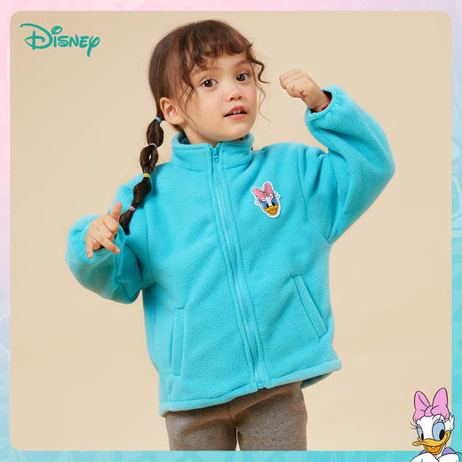 【迪士尼Disneybaby正品冲锋衣】男童女童秋冬防风保暖冲锋衣 商品图4