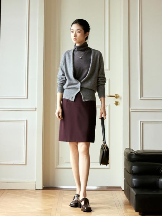 自带柔肤滤镜浣熊绒开衫FCE3WSC186 商品图8