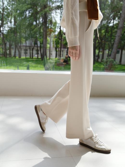 羊毛混纺运动阔腿裤FCE4PAT063 商品图8