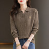 CC-66-5872    polo领毛衣女款2024新款秋冬季时尚洋气翻领针织上衣打底小衫春秋 商品缩略图0