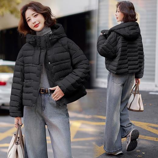 薄款羽绒服时尚超好看，小香风轻薄白鸭绒短款外套HR-ANY1026 商品图2