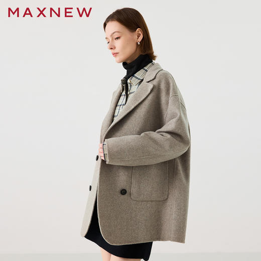 【大衣】西装式双面呢大衣1N4223502 商品图3