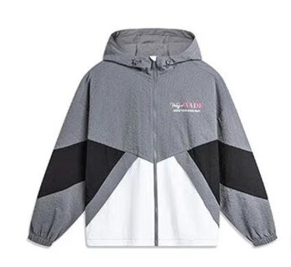 李宁运动风衣男2024新款健身训练跑步防风宽松夹克外套上衣AFDU093 商品图8