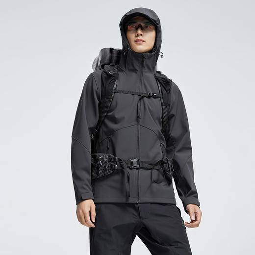 【海狮软壳衣加绒】拓路者24年冬季考杜拉防水外套夹克 商品图2