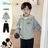 迪士尼加绒24秋冬季男童套装连帽卫衣束脚卫裤运动休闲两件套ZD3DT036 商品缩略图0