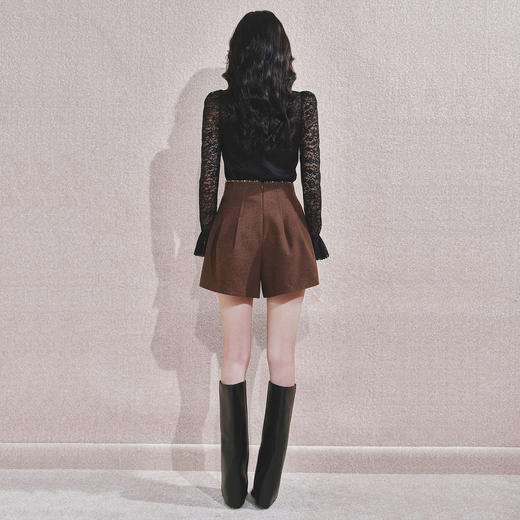 精致浪漫优雅感蕾丝衫打底衫24冬修身显瘦上衣女 商品图3