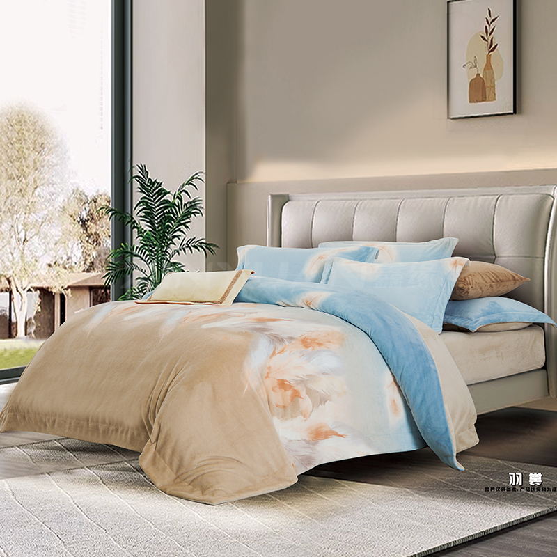 鑫缘 艾能暖绒印花四件套 DXC9418 -DXC9420