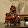 清 黄杨木透雕子母瑞兽香薰（红木座） 商品缩略图0