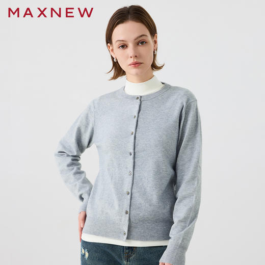 【毛衫】合体开襟毛衫1N4222503 商品图1