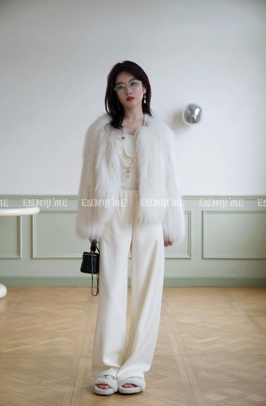 【门店同款】ENJOY冬季”福“贵云朵慕斯皮草外套 159874375 商品图7