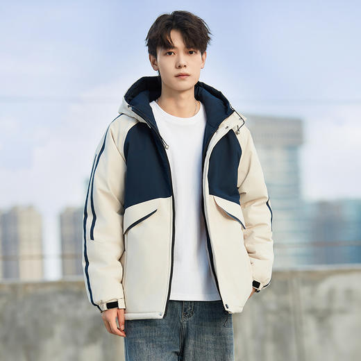 【特大码】【新款DXC】大依优型大码连帽棉衣棉服工装外套棉衣男宽松加肥加大码上衣夹克男士 商品图2