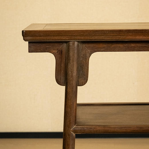 清 红木夹头榫刀牙板带屉平头案 商品图1