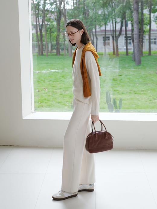 羊毛混纺运动阔腿裤FCE4PAT063 商品图7