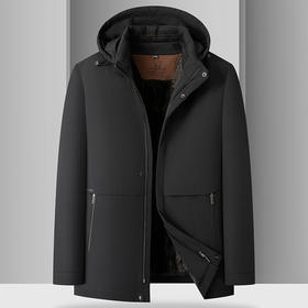 【可拆卸内胆】【新款DKP】大依优型大码连帽可拆卸帽棉衣夹克棉服休闲胖子大码男休闲宽松加肥加大上衣冬季外套