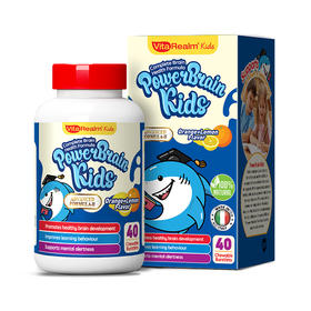 VitaRealm 维乐原 儿童无腥味鱼油DHA 40粒/瓶