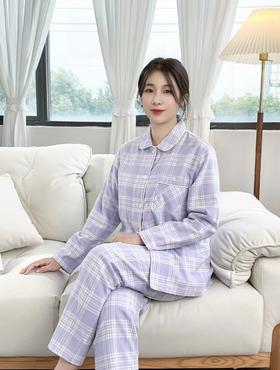 宜色家经典法兰绒家居服