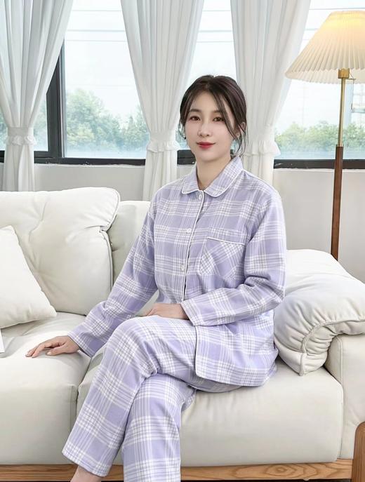 宜色家经典法兰绒家居服 商品图0