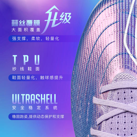 小李子Lining李宁疾影高端FG长钉成人足球鞋男YSZU009-4 商品图4