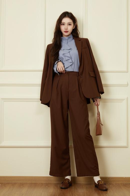 ESTELLICA 美拉德西装外套裤子套装 19140 商品图1