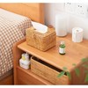 【3款可选】娜家日式北欧风藤编手工纸巾盒 商品缩略图1