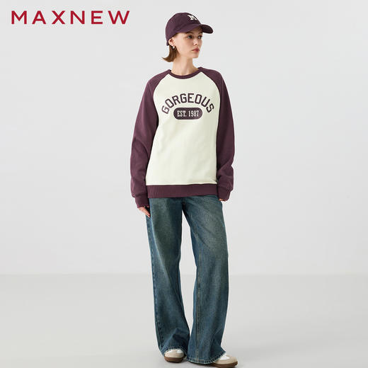 【卫衣】插肩袖圆领卫衣1N4222405 商品图4