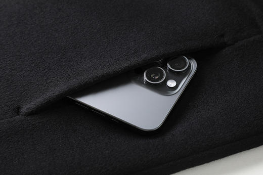 【羊毛】【新款DDT】大依优型大码男装翻领休闲羊毛双面呢毛呢外套拉链夹克外套上衣男士 商品图6