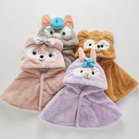 【婴幼儿A类品质，秋冬出行防风保暖之选】宝宝斗篷披风加厚款 秋冬外出儿童男童婴 幼儿婴儿冬装 女童披肩外套-QQ