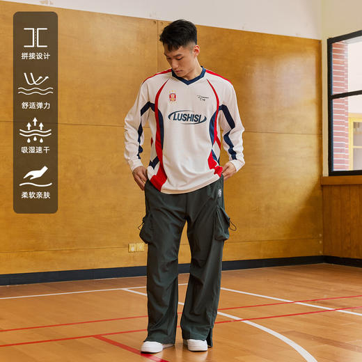 LUSHISI共鸣主题拼接美式训练服长袖 商品图1