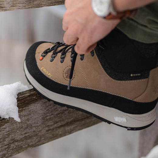 CRISPI摩纳哥MONACO WOOL GTX DOVE 高帮冬季羊毛保暖城市徒步休闲鞋56453100 商品图3
