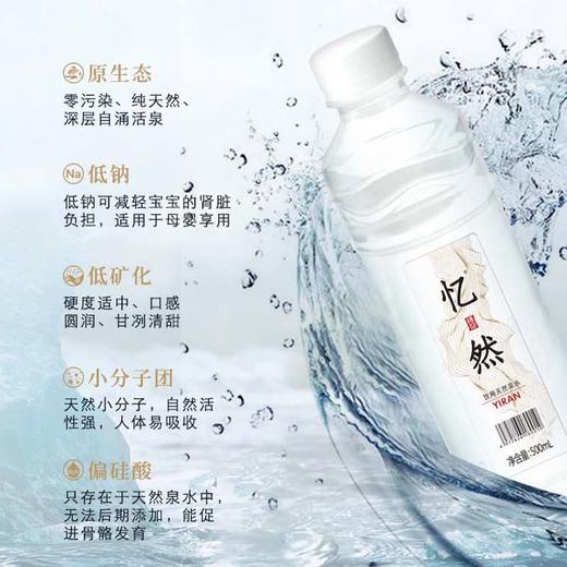 忆然山泉瓶装水500ml 商品图1