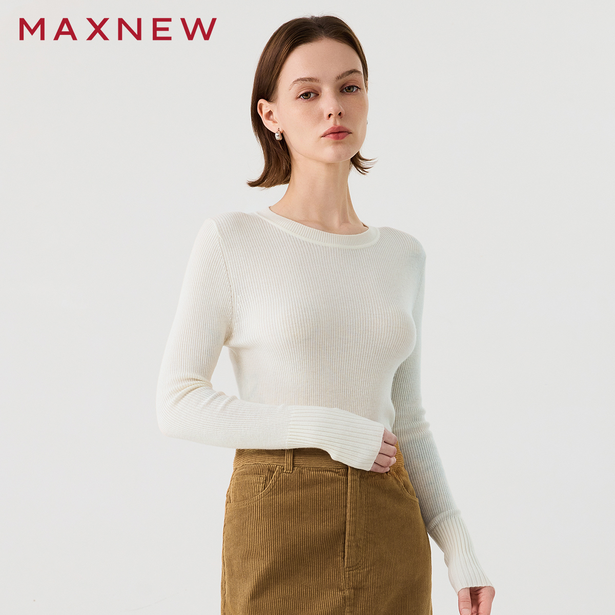 【毛衫】圆领打底毛衫1N4222508