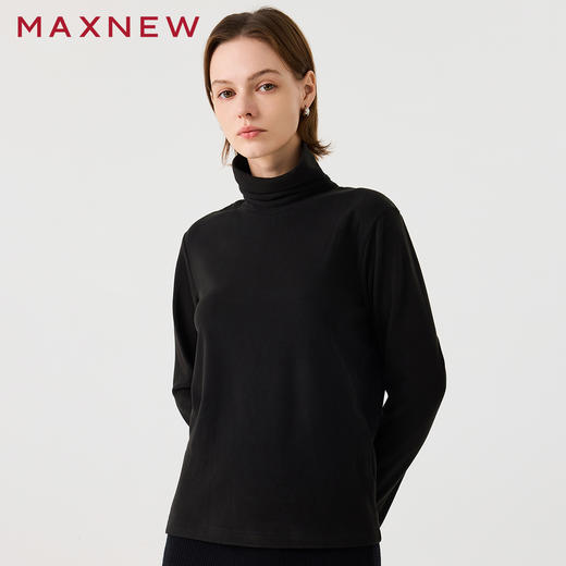 【T恤】高领云朵棉长袖T恤1N4222203 商品图1