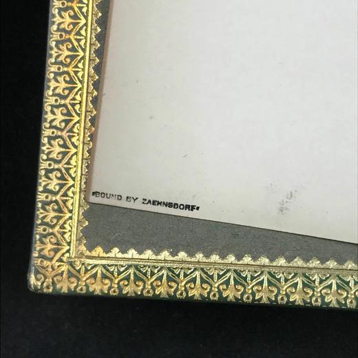 札尼斯朵夫工坊特装本！含藏书票！1902年 约翰·罗斯金《论绘画》（全2卷） 全真皮精装32开 商品图3