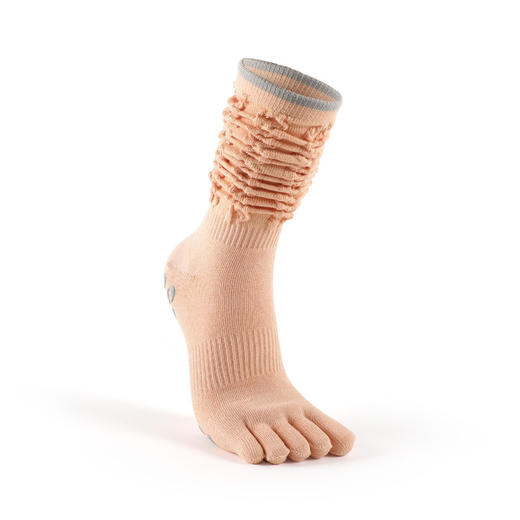 【买一赠一】 瑜伽袜子五趾袜高筒防滑袜女普拉提袜子地板袜堆堆袜子 商品图2