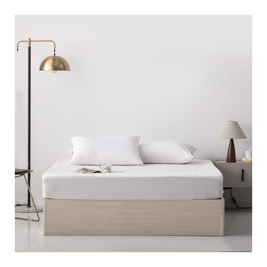 多喜爱 床笠保护垫《深睡爱豆笠围保护垫（灰）（白）》