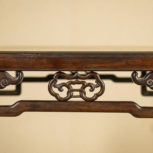 清 红木攒牙子如意卡子花四面平方桌 商品图1