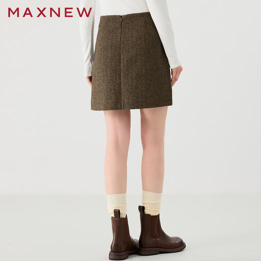 【裙装】呢感A字半裙1N4225202 商品图2