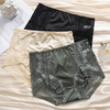 ins优雅贵妇#精致高腰蕾丝内裤女性感舒适桑蚕丝内裤女士三角裤 商品缩略图0