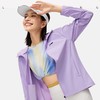 李宁防晒风衣外套女子2024春秋撞色开衫运动连帽上衣AFDU164 商品缩略图0