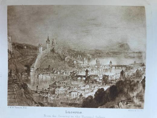 札尼斯朵夫工坊特装本！含藏书票！1902年 约翰·罗斯金《论绘画》（全2卷） 全真皮精装32开 商品图13