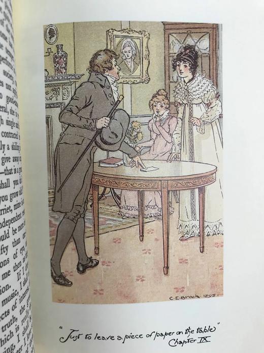 简·奥斯汀《爱玛》 布洛克兄弟12幅彩色插图 豪华皮装大32开 商品图6