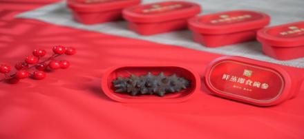 獐子岛  ZONECO鲜蒸即食海参礼盒 冷冻海参开袋即食 海参礼箱245g/盒，一箱10只装 商品图3