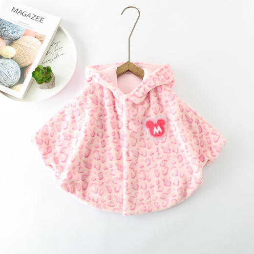 【可爱披肩婴儿披风斗篷，防风保暖，适合男女宝宝】婴儿披风斗篷 秋冬外出防风 可爱披肩儿童 男女宝宝加厚保暖上衣-QQ 商品图2