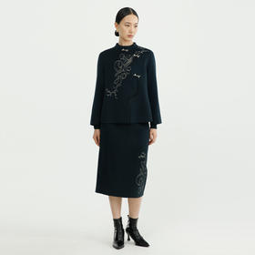 戴布拉芬呢大衣L27D729