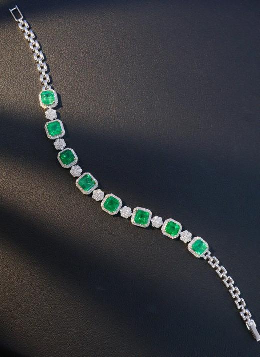 6.02ct 祖母绿手链 商品图3