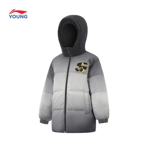 【140断码】李宁男大童篮球生活系列宽松80%鸭绒中羽绒服YYMU025【库存有限，如无货将做退款，介意慎拍！】 商品图0
