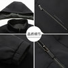【可拆卸抓绒内胆】【新款DKP】大依优型大码连帽可拆卸帽三合一夹克棉服休闲胖子大码男休闲宽松加肥加大上衣冬季外套 商品缩略图2