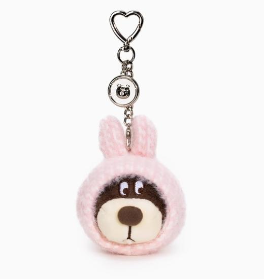 小熊汉斯新兔头汉斯粉挂件 商品图0