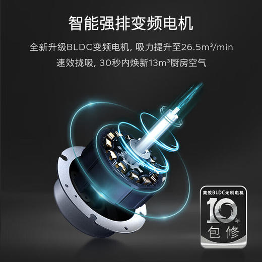 西门子（SIEMENS）iQ700 双拢双吸抽油烟机 26.5m³欧式吸油烟机家用大吸力 烟灶联动 自清洁｜LC82F6PB9W 【单烟机】 商品图4