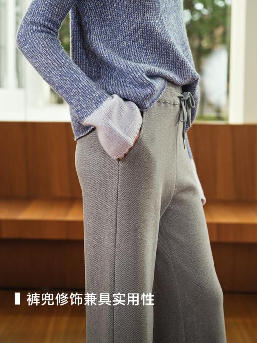 羊毛混纺运动阔腿裤FCE4PAT063 商品图6